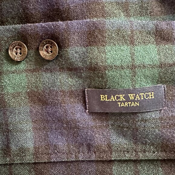 Pendleton Board Shirt Mens XL Green Blue Black Watch Tartan Wool Flannel Outdoor - Picture 13 of 13